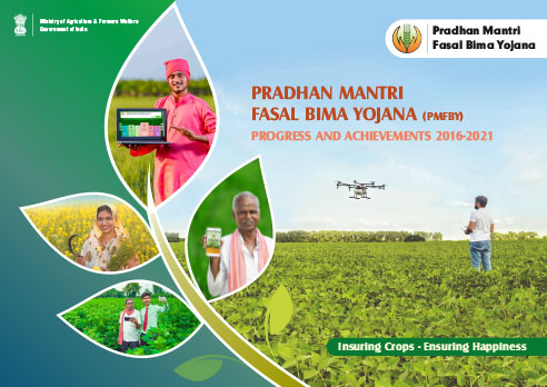 There are many farmers with smiling face and other side a farmer with tech mini - helicopter to serve crop 